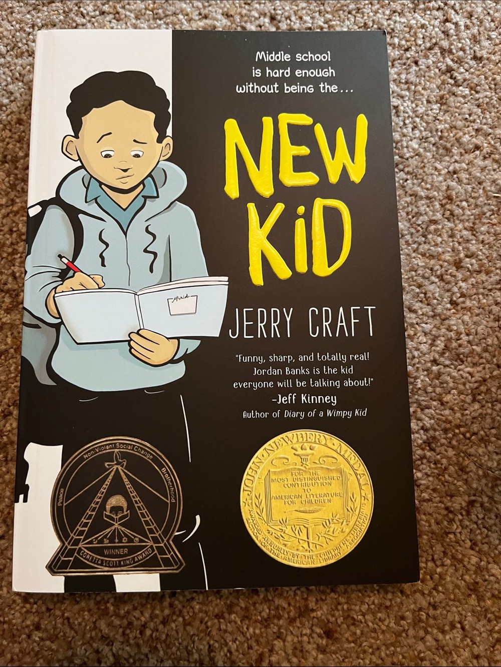 New Kid by Jerry Craft - Black & Yellow Kids Book